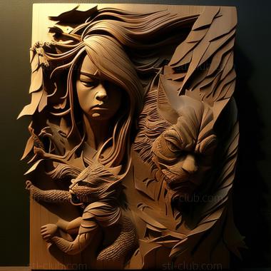 3D model Ushio and Tora Kazuhiro Fujita (STL)